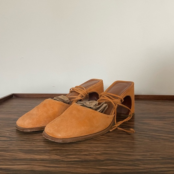 By Far lace up sandal heel shoes size 37 - Picture 3 of 8